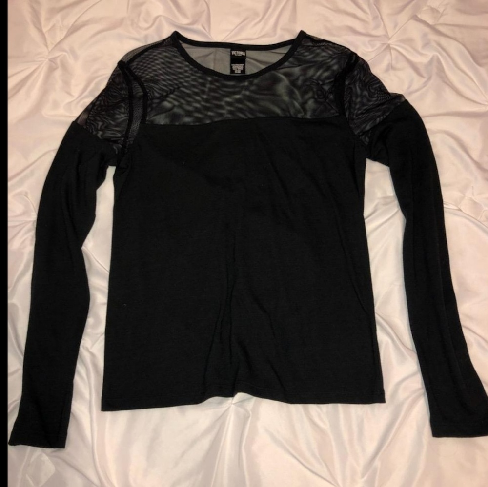 Victoria Secret Long sleeve black Top